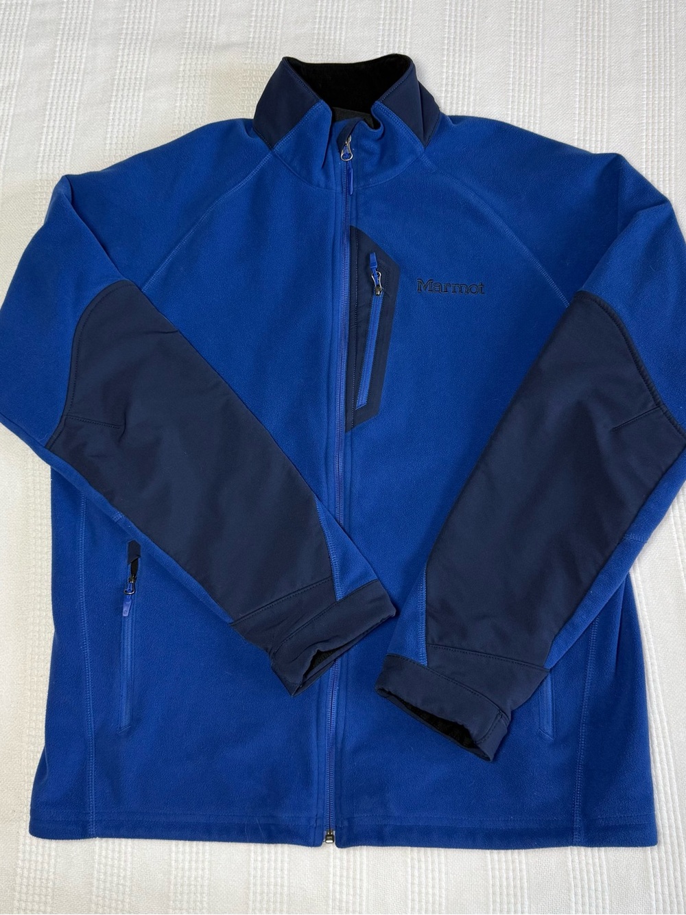 Marmot Gore Windstopper Blue Full-Zip Performance Jacket